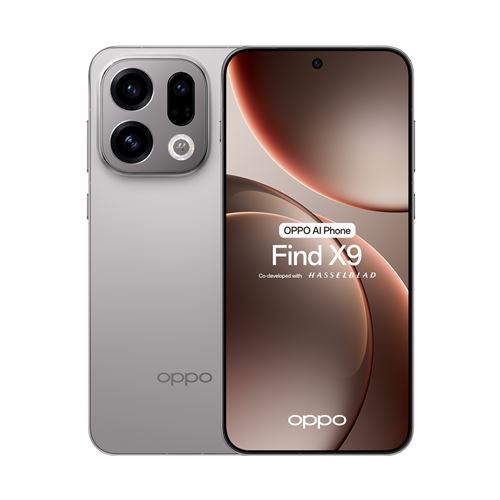 Smartphone Oppo Find X9 6,59 5G Double nano SIM 512 Go Gris Titane