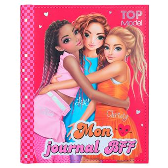 Dessin et coloriage enfant Top Model Journal BFF