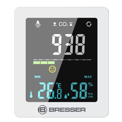 Moniteur De Qualité D'Air Bresser Smile 7004020 Noir