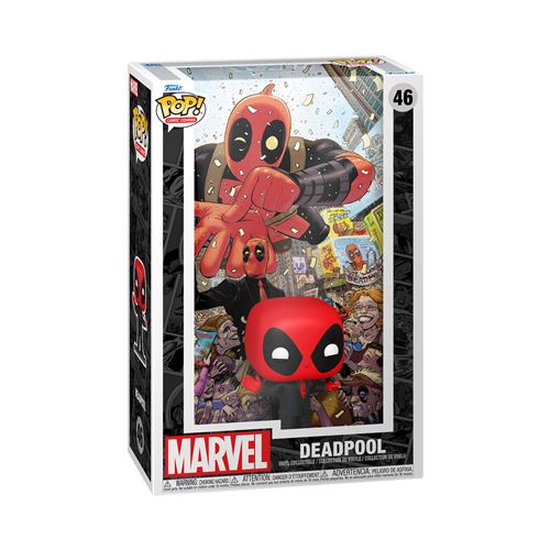 Figurine Funko Pop Comic Cover Marvel Deadpool in Black Suit État correct - Funko reconditionné disponible sur Fnac