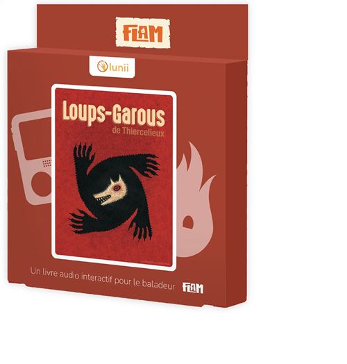 Coffret livre audio Lunii FLAM Les loups Garous - Lunii