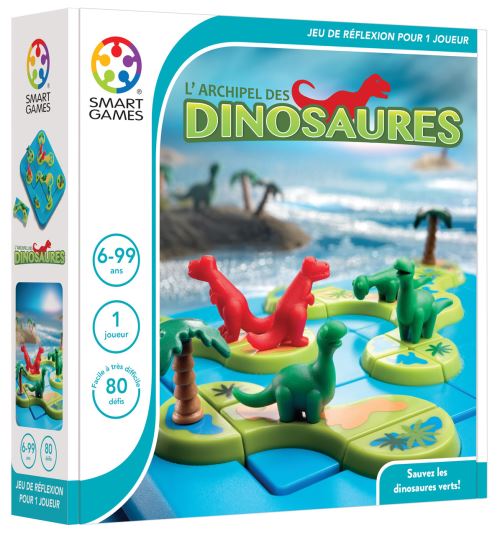 Jeu de réflexion Smartgames L’Archipel des Dinosaures