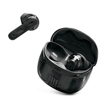 Ecouteurs sans fil JBL Tune Flex 2 Ghost Edition Bluetooth avec réduction active du bruit Noir fantôme