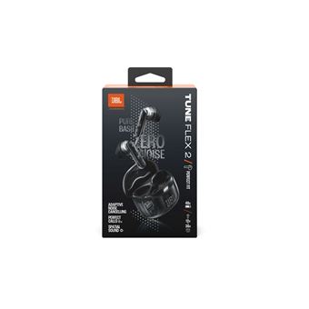 Ecouteurs sans fil JBL Tune Flex 2 Ghost Edition Bluetooth avec réduction active du bruit Noir fantôme