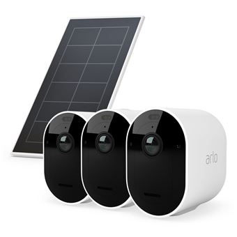 Pack de 4 caméras de surveillance connectées Arlo Pro 4 Spotlight intérieures Blanc