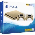 Console Sony PS4 500 Go Or + 2ème manette PS4 Dual Shock 4 Or