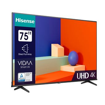 TV LED Hisense 75A6K 189 cm 4K UHD Smart TV Noir