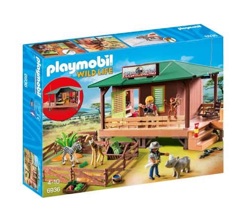 Playmobil Wild Life 6936 Centre de soins pour animaux de la savane