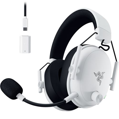 Casque gaming E-sports sans fil Razer BlackShark V3 Blanc