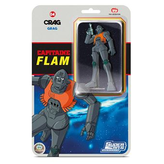 Figurine SP Collection Capitaine Flam Pin's Blister Card Crag 10,5 cm