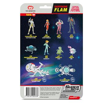 Figurine SP Collection Capitaine Flam Pin's Blister Card Crag 10,5 cm