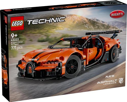 LEGO® Technic 42222 Hypercar Bugatti Chiron Pur Sport - vue 5