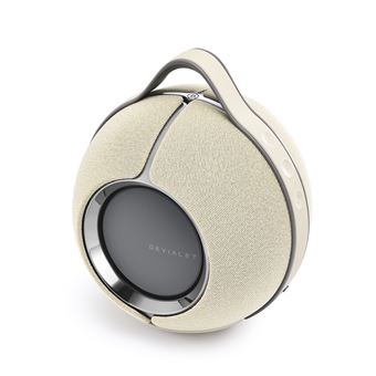 Enceinte sans fil portable Devialet Mania Sandstorm inclus une station de charge sans fil