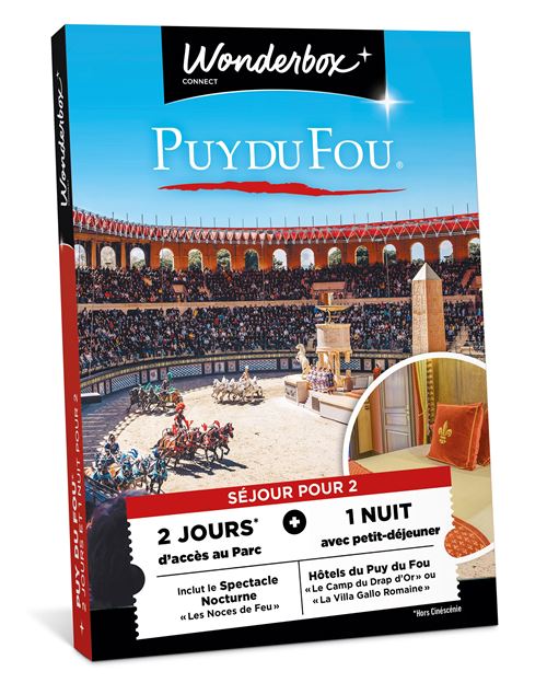 Coffret cadeau Tick’nBox Puy de Fou Classic Séjour