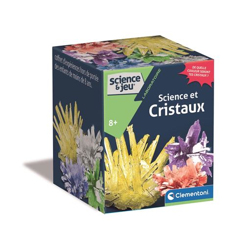 Jeu de science et d'expérience Clementoni Mini coffret Science et cristaux