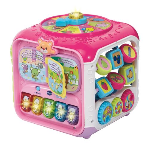 VTECH BA SUPER CUBE DES DECOUVERTES ROSE
