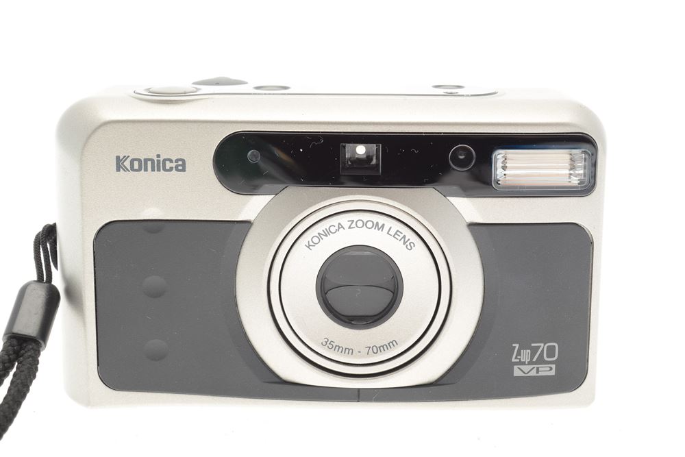 Appareil photo compact argentique Konica ZUp 70 VP noirsilver Reconditionné Appareil photo