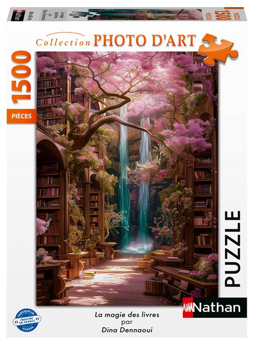 Puzzle 1500 pièces : Collection Photo d'Art La magie des livres Ravensburger Nathan