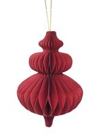 NATURE SUSPENSION PAPIER AIMANTEE 15CM ROUGE