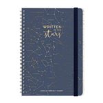 Agenda scolaire semainier Legami Etoiles Spiralé Large 15 x 21 cm 2021-2022