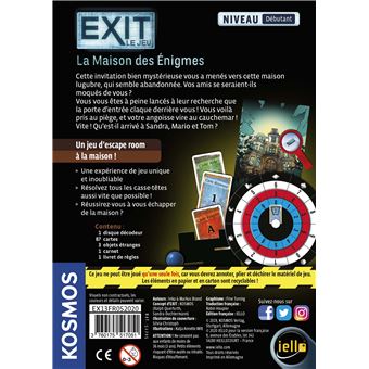 Jeu de société Iello Exit La maison des énigmes