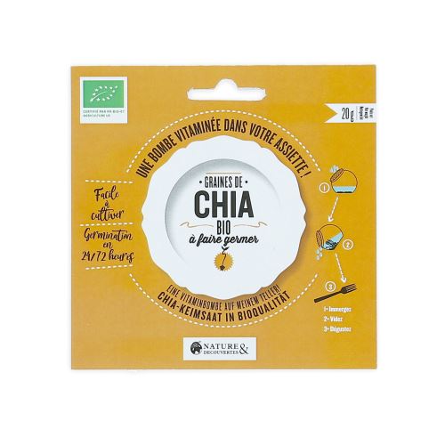 Graines de chia bio à faire germer
