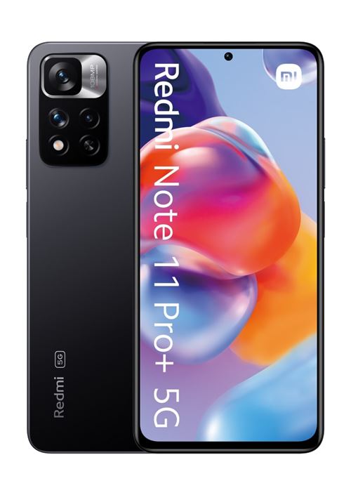 Smartphone Xiaomi Redmi Note 11 Pro+ 6,67"" 5G 128 Go Double SIM Gris graphite État correct -  reconditionné disponible sur Fnac