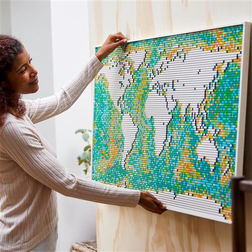 Cinq choses que vous devez savoir LEGO Art 31203 Carte du monde