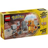LEGO® Pokémon™ 72157 SMART Play™ : Salamèche et Racaillou, le combat dans la grotte