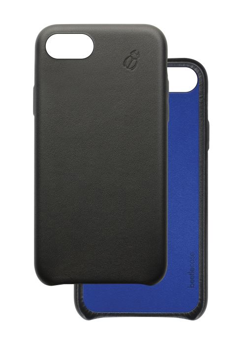 Coque Beetlecase en Cuir Noir pour iPhone 6/6s/7/8/SE 2020