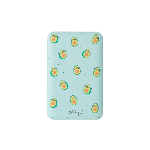Batterie externe Mr. Wonderful Avocados WMRPWB002 5000 mAh Vert