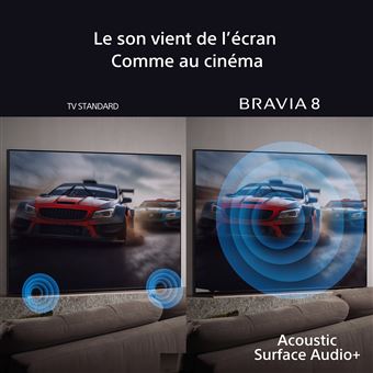 TV OLED Sony Bravia 8 55XR80 139 cm 4K UHD Google TV 2024 Noir