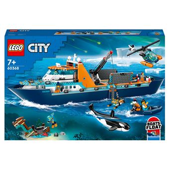 LEGO® City 60368 Le navire d’exploration arctique