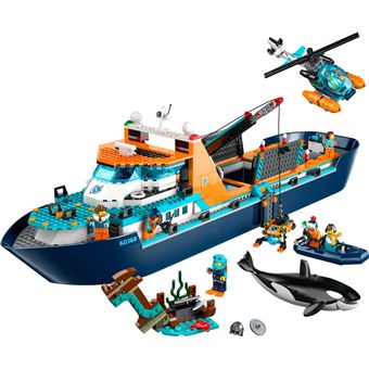 LEGO® City 60368 Le navire d’exploration arctique