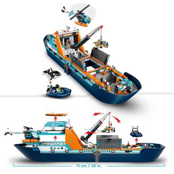 LEGO® City 60368 Le navire d’exploration arctique