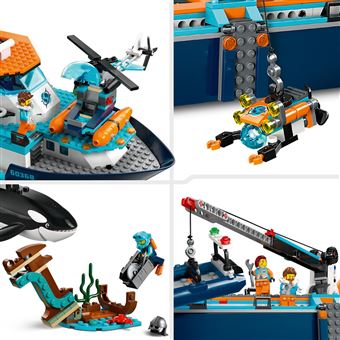 LEGO® City 60368 Le navire d’exploration arctique