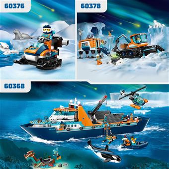 LEGO® City 60368 Le navire d’exploration arctique