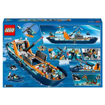 LEGO® City 60368 Le navire d’exploration arctique