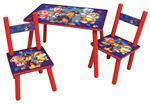 Table et 2 chaises Fun House Pat'Patrouille