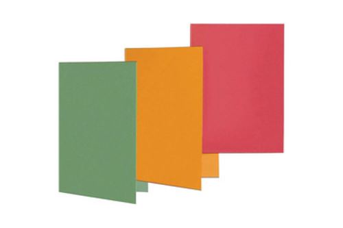 Elba Rouge Couverture Pour Dossiers, A4, Carton Manille,