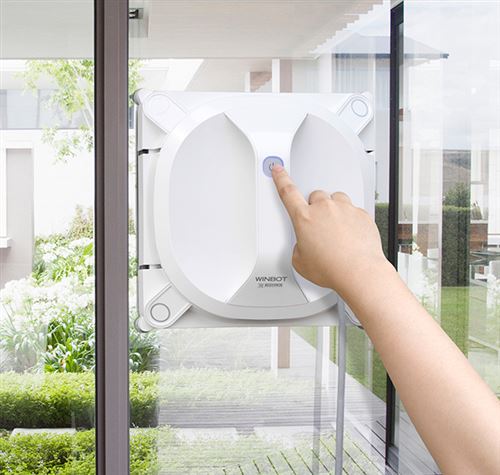 Robot lave-vitres sans fil Ecovacs WINBOT X Blanc - Achat & prix