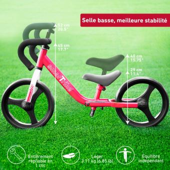 Vélo enfant Smartrike draisienne évolutif 3 en 1 Xtend Rouge