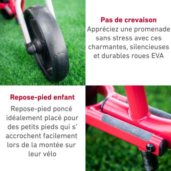 Vélo enfant Smartrike draisienne évolutif 3 en 1 Xtend Rouge