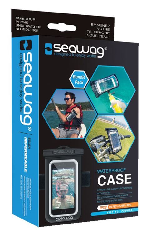SEAWAG Pochette Étanche Universelle Pour Smartphone - Protection Noire Pour Téléphone Portable