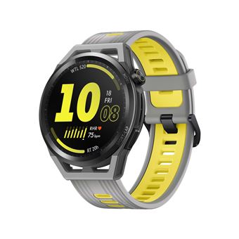 Pack Montre connectée Huawei Watch GT Runner Gris et jaune + 