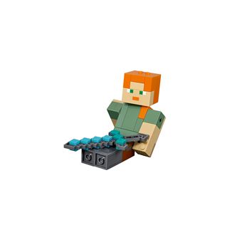 21149 Alex Minecraft BigFig avec un poulet, LEGO(r) Minecraft(tm)