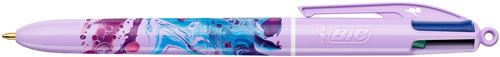 Stylo Bic 4 Farben Kugelschreiber 4 Colours Hydro bunt Schreibfarbe: blau rot schwarz grün 12 St. 1x - vue 2