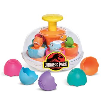 Jeu d'éveil Tomy Toupie Dino Tourne et Pop