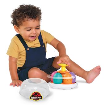 Jeu d'éveil Tomy Toupie Dino Tourne et Pop