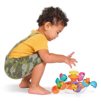 Jeu d'éveil Tomy Toupie Dino Tourne et Pop